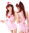 Sexy nurse outfit (dress, g-string, cap)