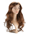 P3: Long wavy light brown hair