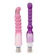 Set of 2 butt plugs for the sex machine