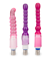 Set of 3 butt plugs for the sex machine