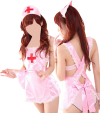 Sexy nurse outfit (dress, g-string, cap)