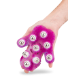 Massage glove with roller balls