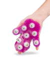 Massage glove with roller balls