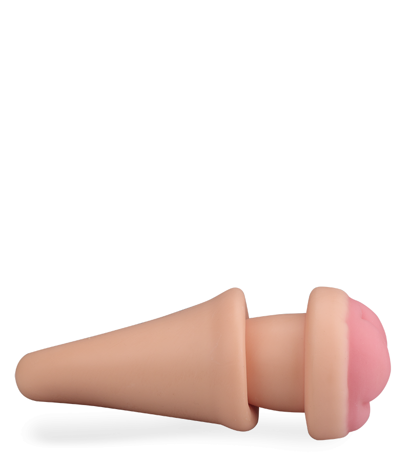Penetrable butt plug for two- LOVE AND VIBES
