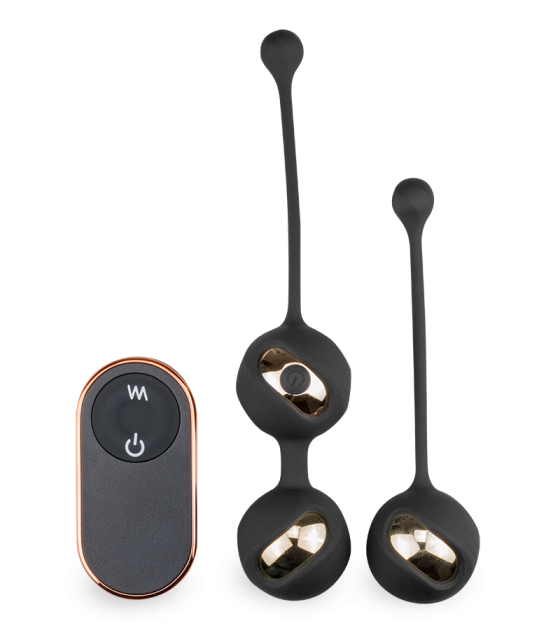 Flash remote control jiggle balls LOVE AND VIBES