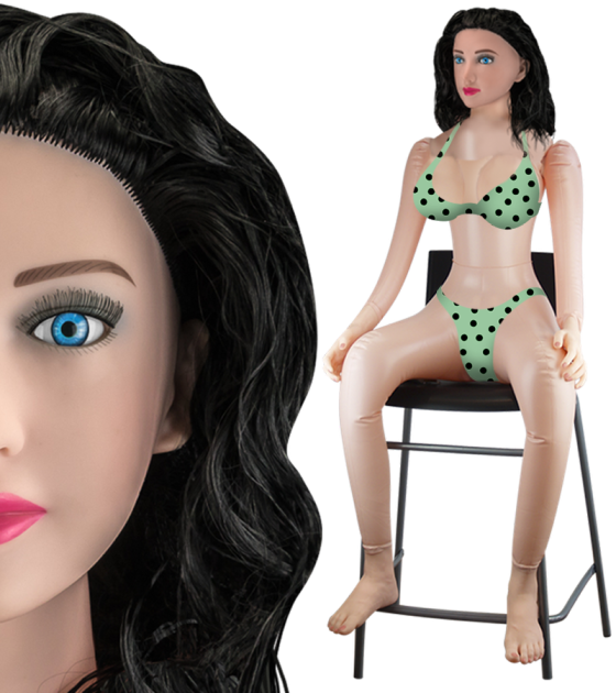 Lauren seated blow up doll- LOVE AND VIBES
