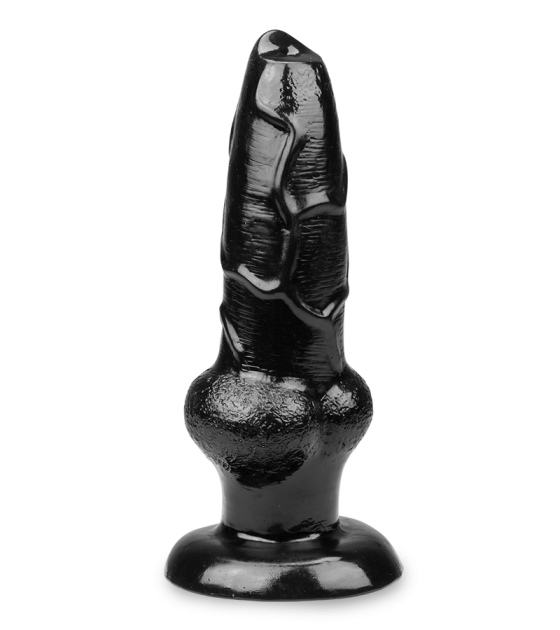 Dog knotted suction cup animal dildo- LOVE AND VIBES