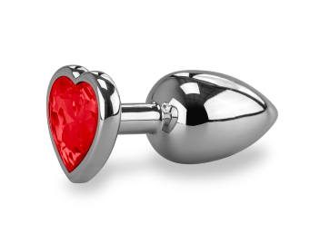 Rosebud small heart-shaped butt plug